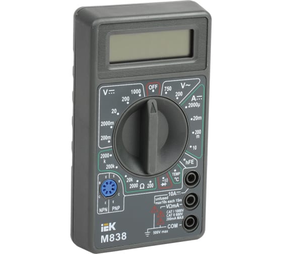 Мультиметр  M838 Universal IEK 