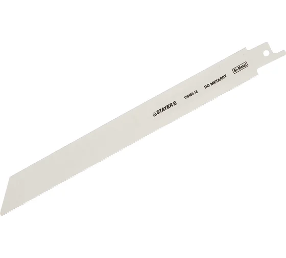 Полотно пильное для сабельной пилы по металлу S1122EF L180/225 Bimetal Stayer