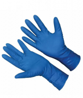 Перчатки одноразовые латексные д/продуктов синие M HR Gloves