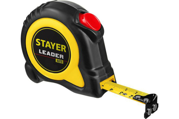 Рулетка  10мх25мм автостоп AutoLock Stayer 